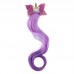 Girls Cute Unicorn Hair Clips Gradient Color Wig