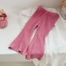 【18M-10Y】Girls Fashionable Solid Color Flared Pants