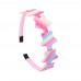 Girl Cute Love Heart Gradient Rainbow Headband