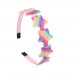 Girl Cute Love Heart Gradient Rainbow Headband