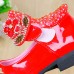 Girl Sweet Lace Pearl Hot Diamond Princess Shoes