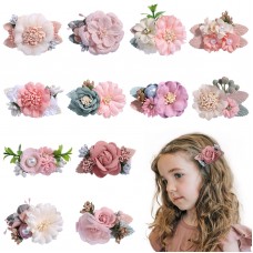 Girls Sweet Simulation Flower Pearl Hairpin