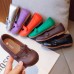 Girls Multicolor Solid Leather Shoes