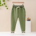 【3Y-10Y】Girls Multicolor Thick Sweatpants